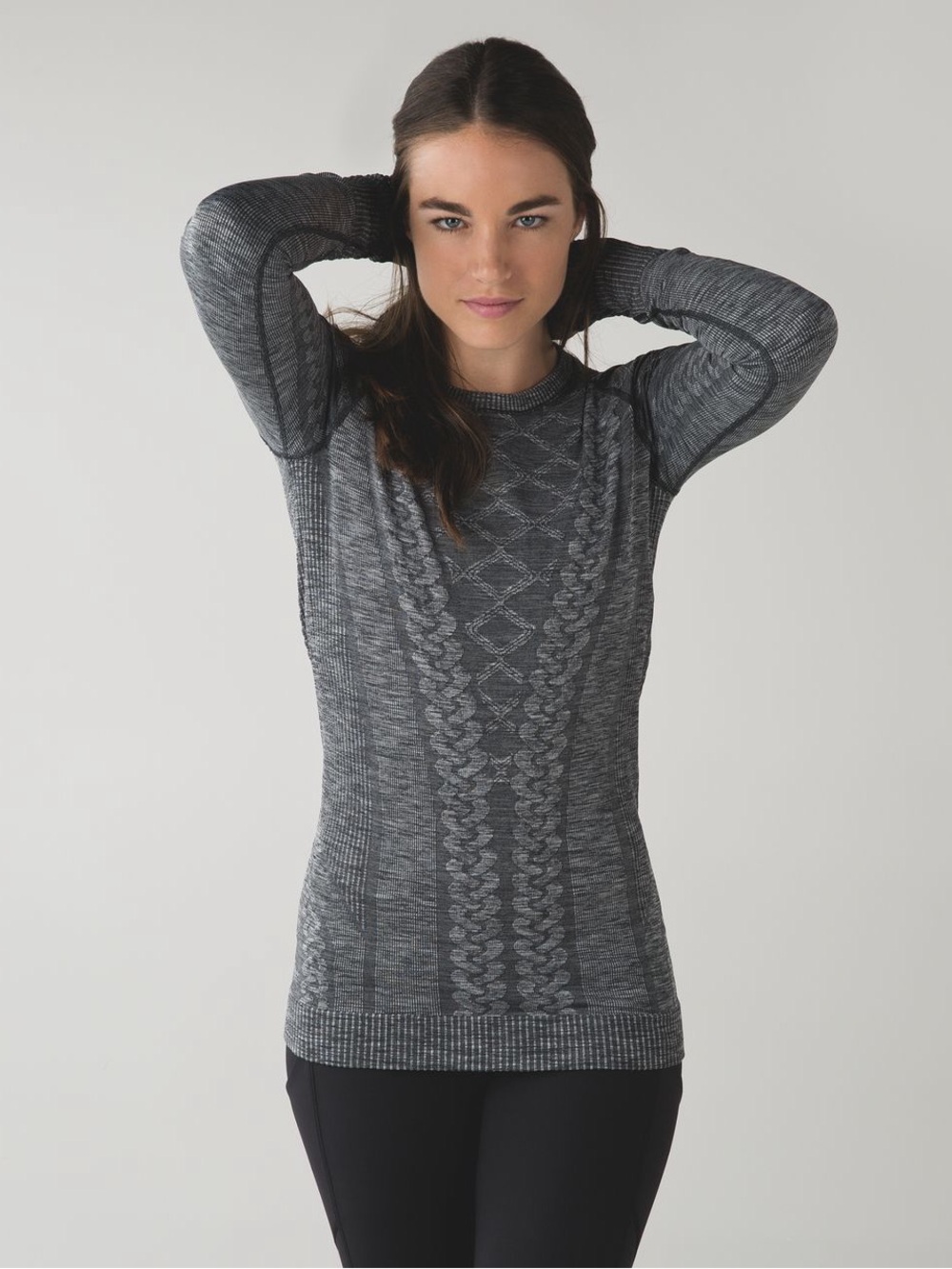 Lululemon Rest Less Pullover-Size 2
Heathered Black